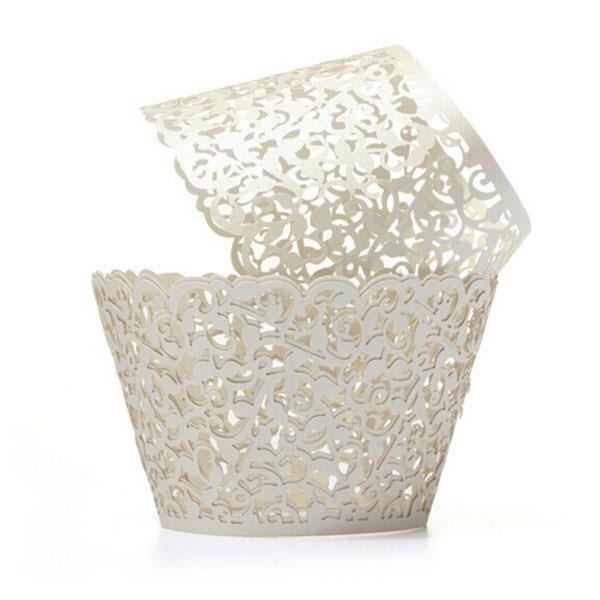 50pcs coupe au laser des emballages de gâteau décor mariage anniversaire fête bébé douche enveloppe MULTICUISEUR ELECTRIQUE