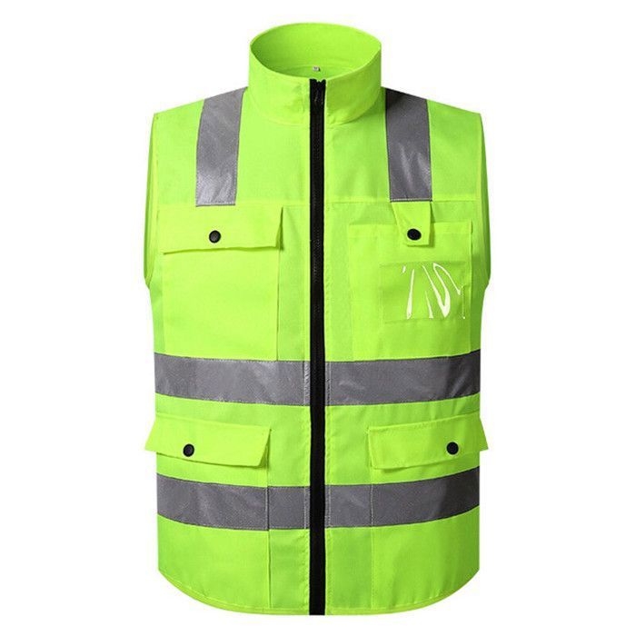 Veste Cyclisme Femme 2 En 1 Imperméable - Manches Amovibles, Coupe-vent, Haute Visibilité