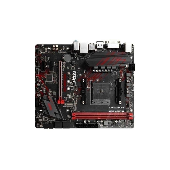 Carte mère MSI B450M GAMING PLUS AMD B450 Socket AM4 2xDDR4 SDRAM 32 Go Micro ATX - Msi