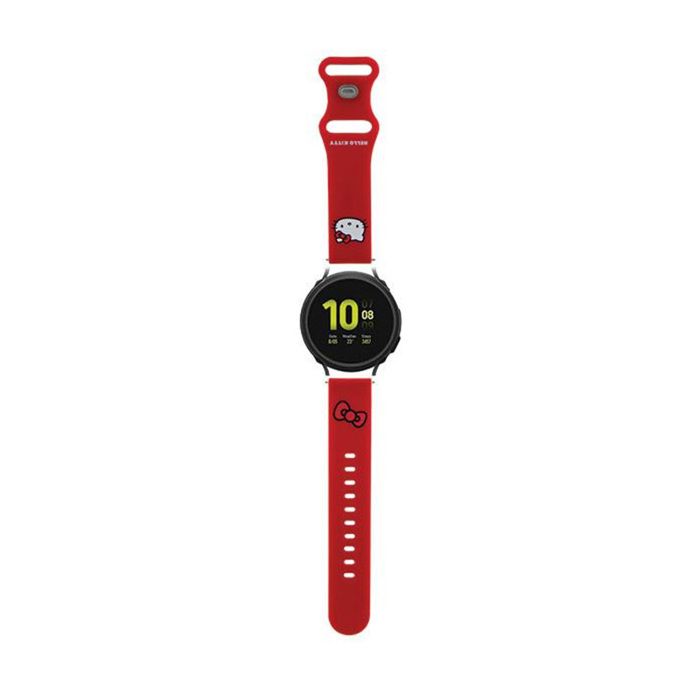 Hello Kitty Silicone Kitty Head Bracelet universel pour montre connectée 20 mm