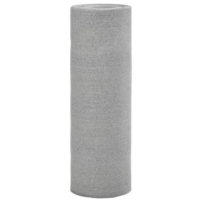 vidaXL Filet brise-vue gris clair 1 5x25 m PEHD 75 g/m² écran de jardin écran dintimité de jardin écran de clôture 4003768