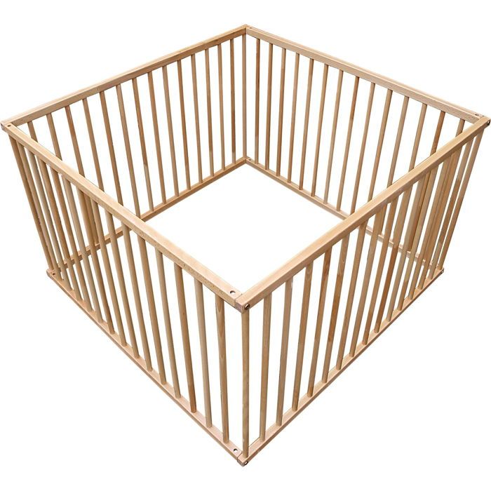 COSING Parc pour enfants en hetre 100 × 100 cm