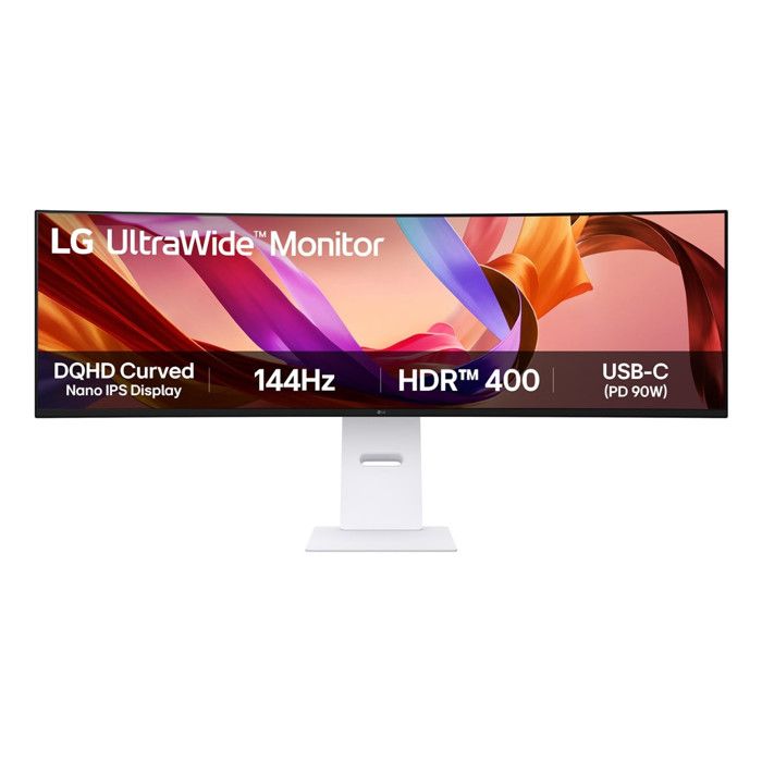 Monitor Curvo Ultrawide LG 49U950A-W 49 Pollici Dual QHD 5120x1440 Nano IPS