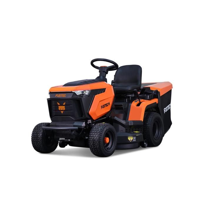 Tondeuse à gazon autoportée FUXTEC FX-RMT92A – Tracteur tondeuse – 452 cm³ – 92 kW – 925 cm – Hydrostatique – Bac 280 L – 6000 m²