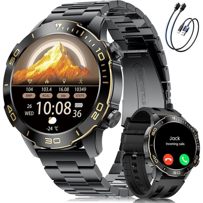 Blackview Montre Connectée Homme Femmes, 1.3 Pouces Montre Intelligente