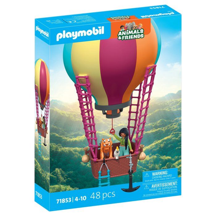 PLAYMOBIL 71853 Voyage en mongolfière Animals & Friends 48 pièces dès 4 ans