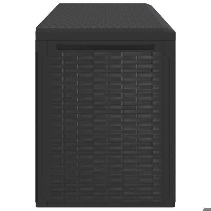 Sale 2026 Coffre de rangement de jardin - BURKE - grande espace - Anthracite 114x47x60 cm - CC247
