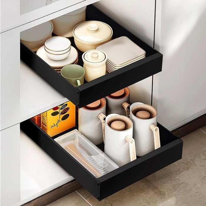 Kitchen Sliding Drawer, Kitchen Cupboard Drawer, Sliding Basket for ...