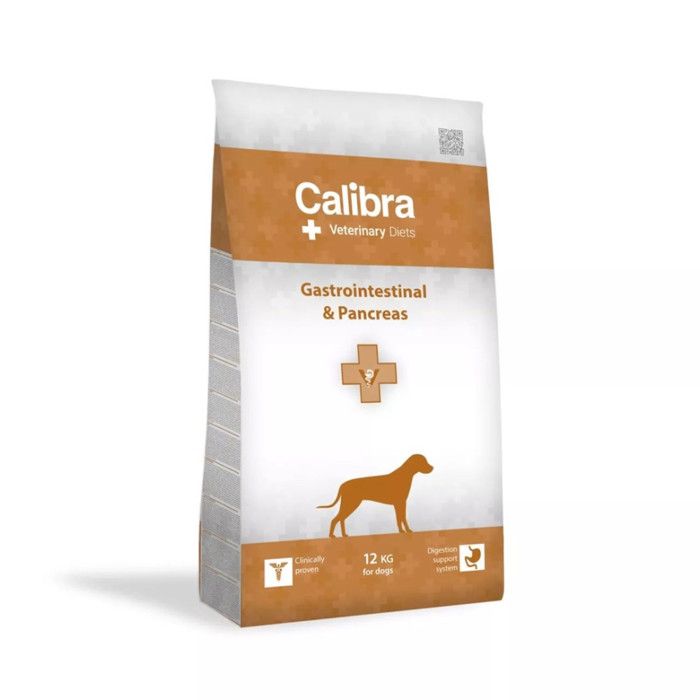 Nourriture sèche vétérinaire pour chiens - CALIBRA - Régimes Vétérinaires Gastro & Pancréas - 12 kg - Saumon - Haute digestibilité Nourriture sèche vétérinaire pour chiens - CALIBRA - Régimes Vétérinaires Gastro & Pancréas - 12 kg - Saumon - Haute digestibilité