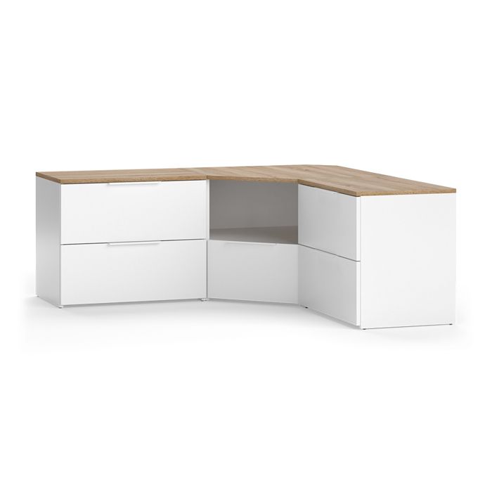 Meuble-paroi Wido 3 parties Blanc Vicco 58547 Meuble-paroi Wido 3 parties Blanc Vicco 58547