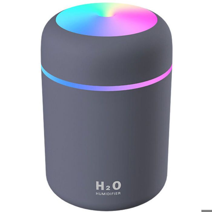 Humidificateur dair ultrasonique portable – 2 modes de brume réglable – Arrêt automatique – Ultra silencieux 26 dB – Veilleuse
