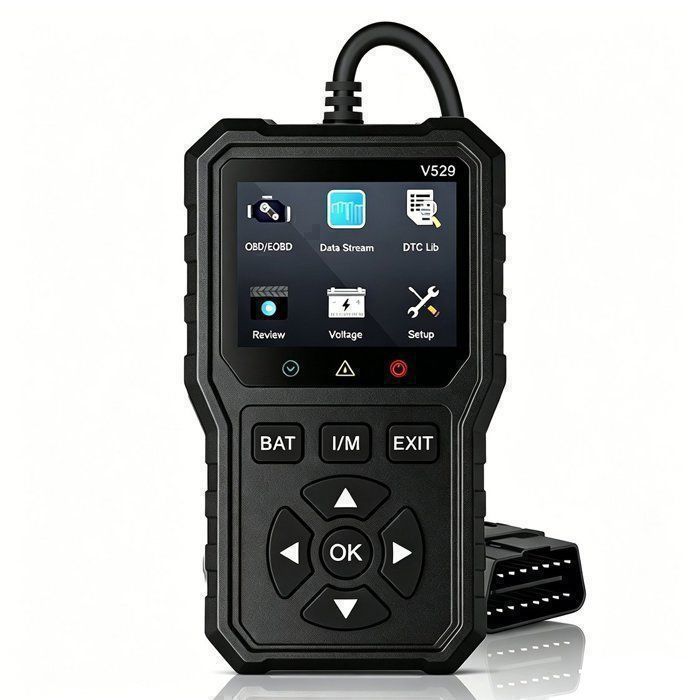 OBD2 Diagnostic Auto Valise Voiture，Scanner Universel，OBD Diagnostique Français Auto Multimarque Lecture en Temps Réel des Données
