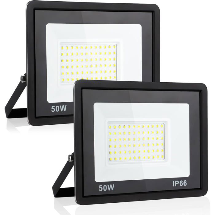 50W Projecteur Led Extérieur 5400Lm Super Lumineux Spot Led Extérieur 6000K Blanc Froid Ip66 Étanche Lampe Exterieur Pour Ja[CA263]