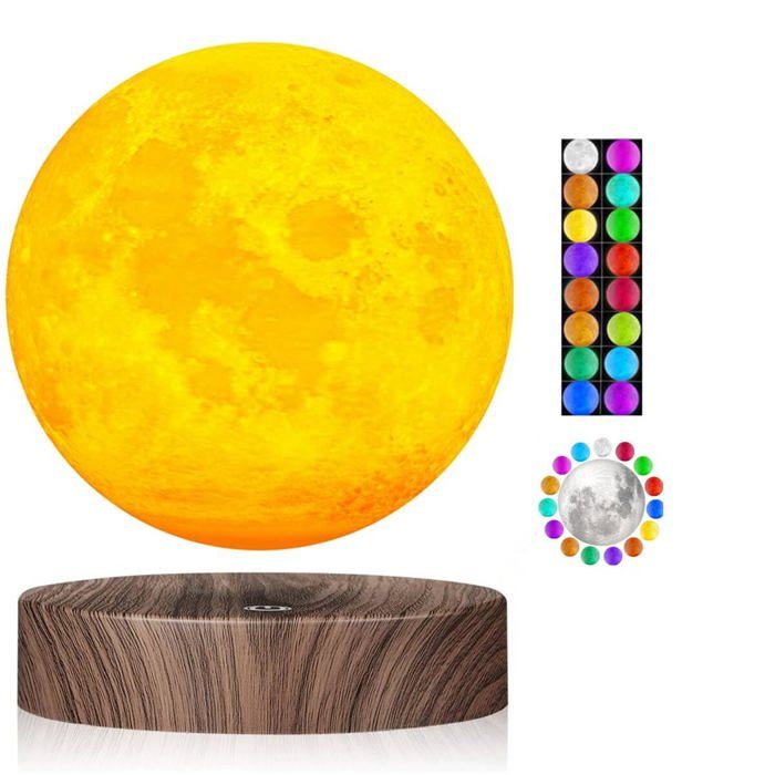 Lampe de lune flottante lampe de lune flottante 3D LED magnétique cadeaux de Noël pour enfants amants amis bureau décoration d