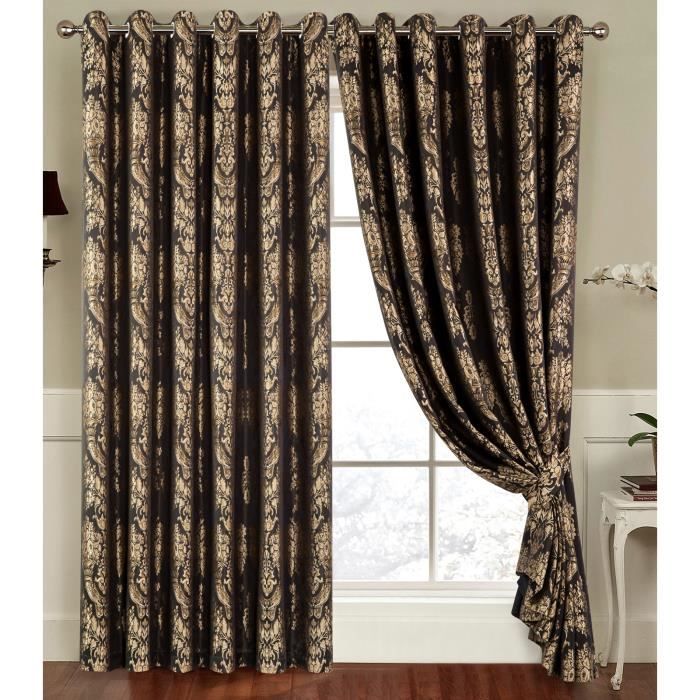 Luxe Velours Rideaux paire de à œillets et Entièrement Doublé Prêt Fabriqué Luxe Velours Rideaux paire de à œillets et Entièrement Doublé Prêt Fabriqué
