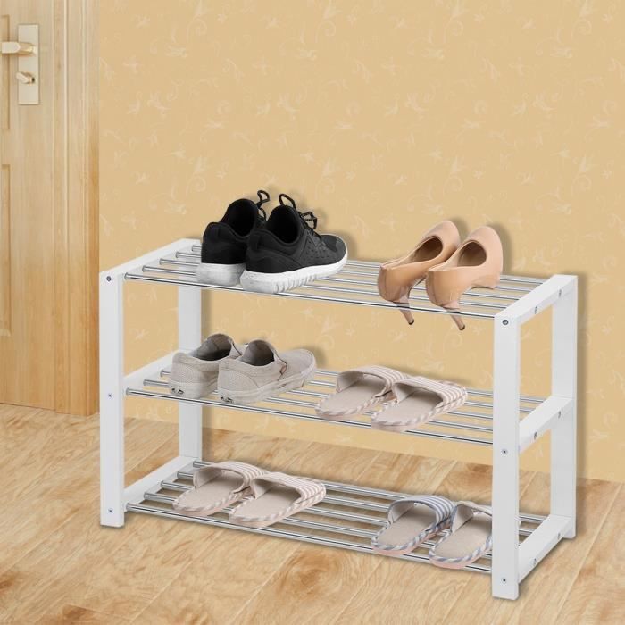3 Couches Etagere A Range Chaussures Meuble Rangements Armoire