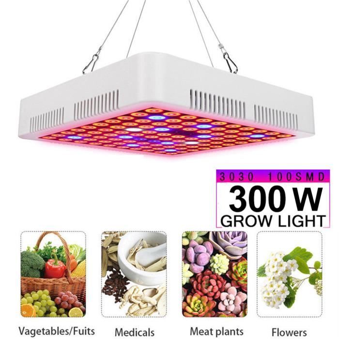 300W LED Plant Grow Light Bulb Lampe Full Spectrum Hydroponic Green Veg ...