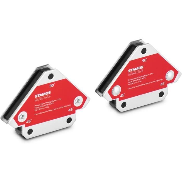 Équerre Aimantée Magnétique SWGMWHAW13 pour Soudure en Angle 45-90-135 ...