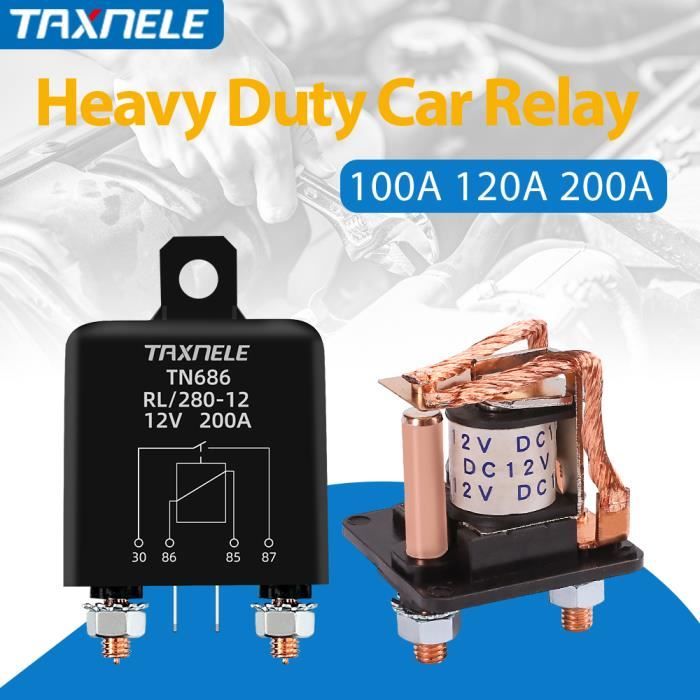 Isolateur Batterie RECOIL 500A - Relais Démarrage Haut Courant Pour Audio Mobile Et Camping-Car