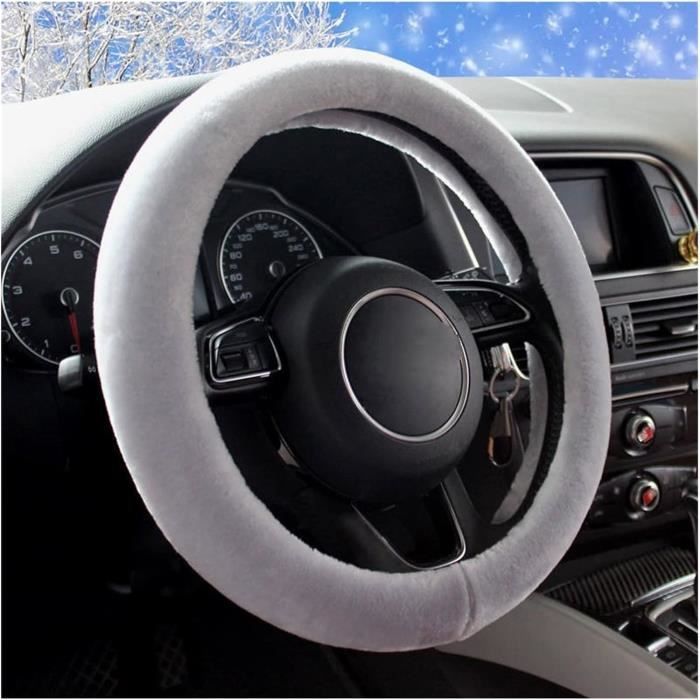 Housse De Volant En Microfibre - Blanc 38 Cm - Protection été/hiver - Style Grille