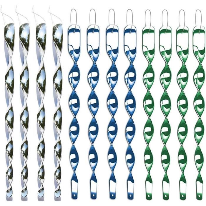 Répulsif à Oiseaux Réfléchissant - Lot De 12 Barres De 30 Cm - Protection écologique Pour Jardin Et Plantes