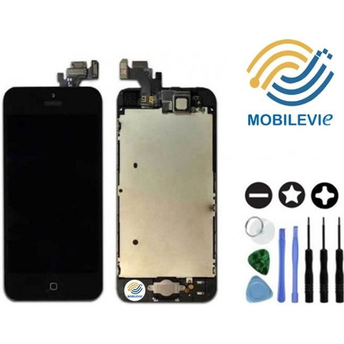 Écran Complet Pour IPhone XR - Vitre Tactile + LCD Noir + Joint D'étanchéité + Outils - Neuf
