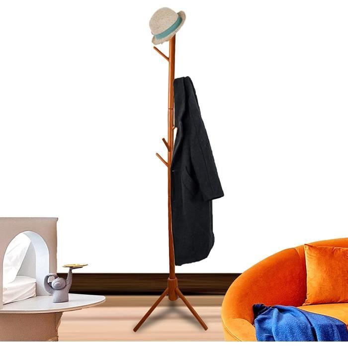 Valet De Chambre Autoportant Multifonction – Chaise + Tiroir + Porte-Pantalon + Porte-Cravates, Style Élégant