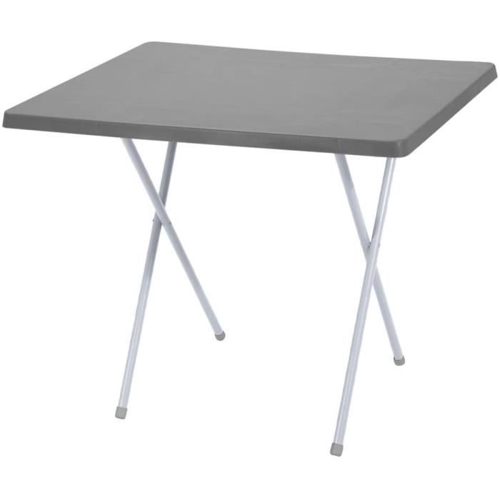 Table en plastique ronde blanc 100cm - Caraïbe – Concept Maison et Jardin