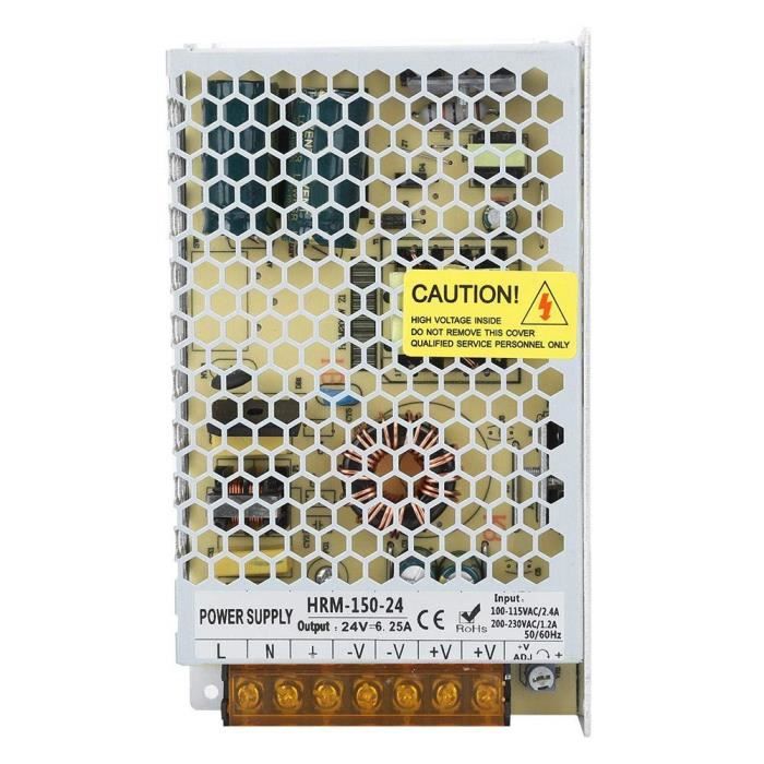 Alimentation à Découpage 12V 400W - Transformateur DC Régulé - Pour Bande LED, Imprimante 3D, Caméra - 33A - Entrée 110-220V