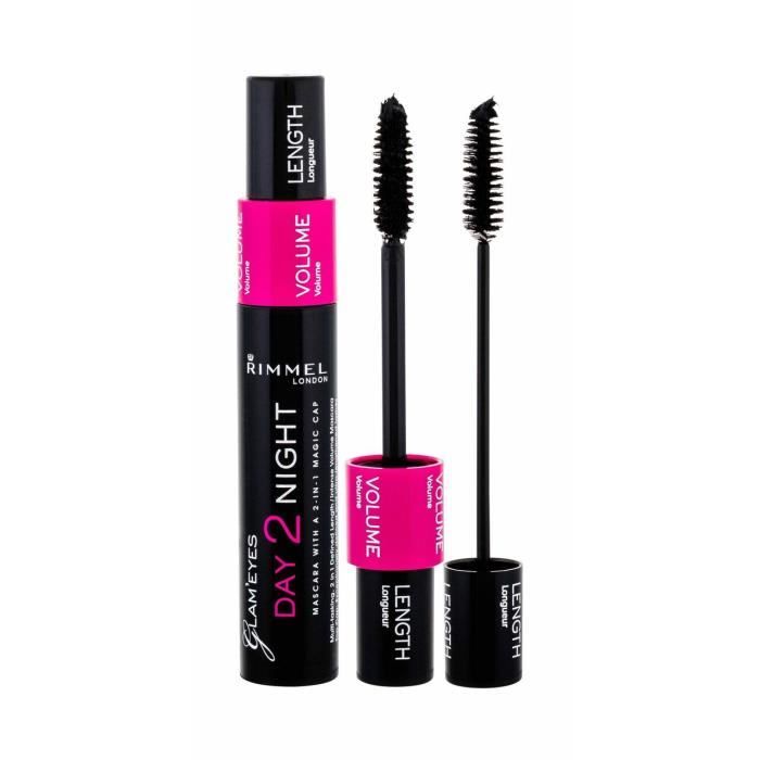 Rimmel London 9.5 Ml Jour 2 Nuit 001 Noir Mascara