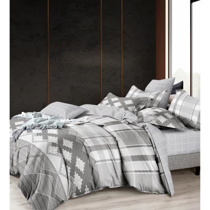 Couette Chaude 600 GSM - 220x240 Cm - Microfibre Douce Peau De Pêche - Ultra Moelleuse - 8