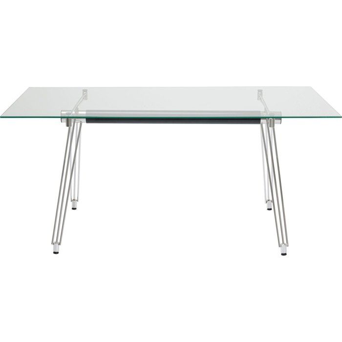 Bureau en verre - KARE - Officia 160x80 cm - Contemporain - Design