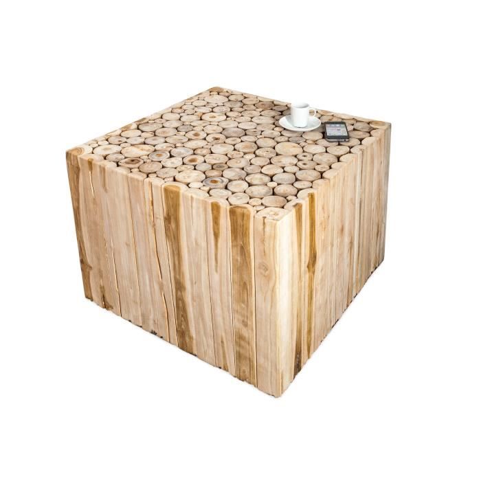 Mosaique De Table Basse 60cm Bois Flott Achat Vente Table