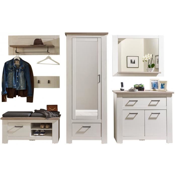 Ensemble Vestiaire Avec Armoire 1 Porte Et Tiroir Meuble A
