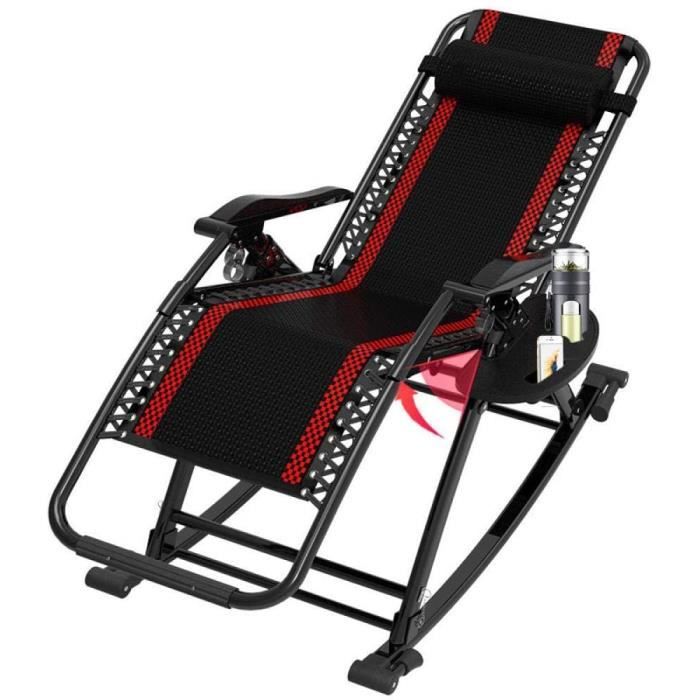 FAUTEUIL DE JARDIN Chaise Longue Zero Gravity Locking Patio Outdoor