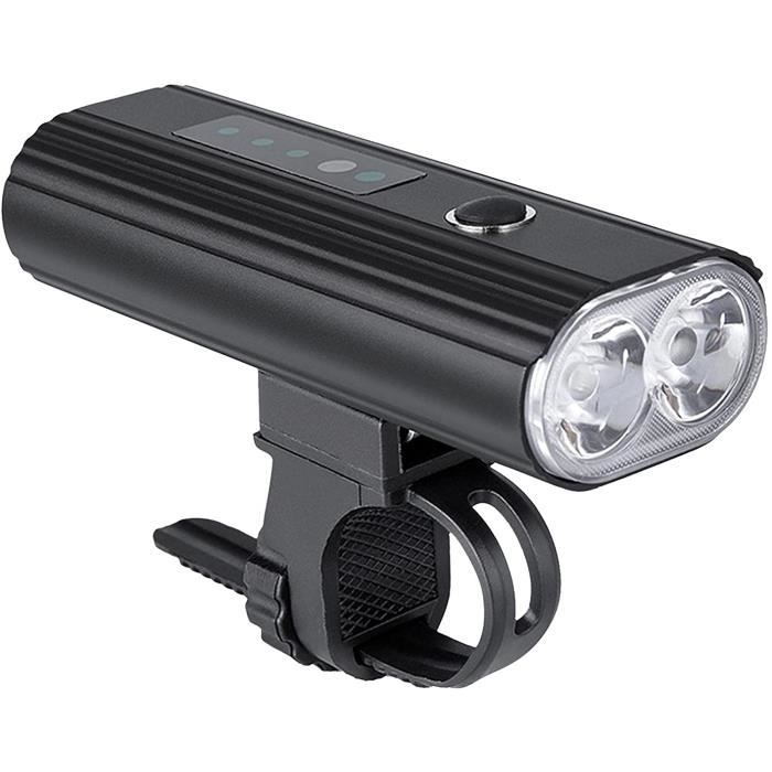 Lumiere de Bicyclette Eclairage Velo Lampe VTT LED USB Rechargeable Lampe Velo pour VTT VTC Cycliste Camping A270 Cdiscount Sport