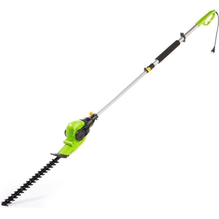 Fieldmann Taille-haie électrique - FZN 6005-E - 450 W - 46 cm - Manche télescopique 190-250 cm
