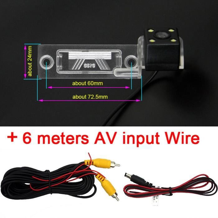Caméra De Recul AHD 1080P YananAC - Pour Moniteur Voiture, Vue Latérale Ou Arrière - Rotatable 360°