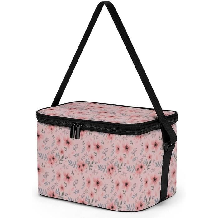 Sac isotherme repas rose