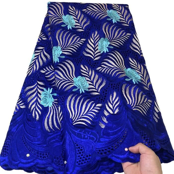 Coupon De Tissu Wax Africain - 2 Yards (environ 1.80m) - 100% Coton Qualité Supérieure - Multicolore