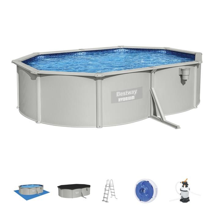 Piscine tubulaire acier Hydrium Bestway .533 x .507 x H.120 cm - vue 2