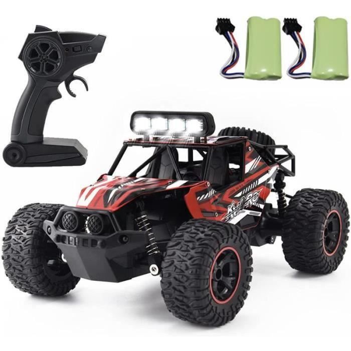 Voiture Télécommandée 8 Roues Cascades - Stunt RC Avec Lumières LED, Spray Et 360° Rotation - Jouet Enfant 4-10 Ans