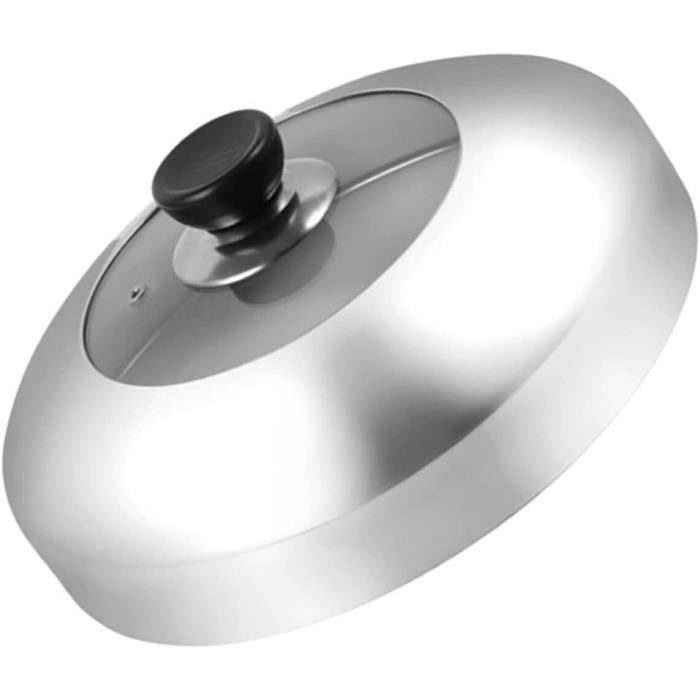 Couvercle En Acier Inoxydable Tognana Vanitosa 20 Cm - Poignée Résistante, Couleur Argent | Pour Casseroles Et Poêles