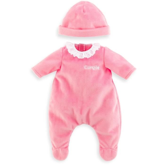 Vêtement Corolle 9000110620 – Pyjama Rose et Bonnet pour Poupon 30cm - vue 6
