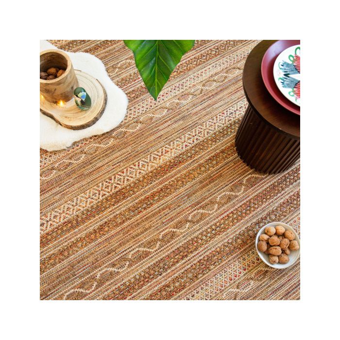 Moquette Tissé Plat - Aztlan - Nature - 4m x 1m