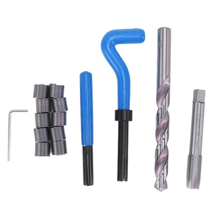 Kit Réparation Filetage 11 Pièces : Inserts M12x1,25 Et Taraud M14x1,25 - Pour Moteurs, Réparation Rapide - 4