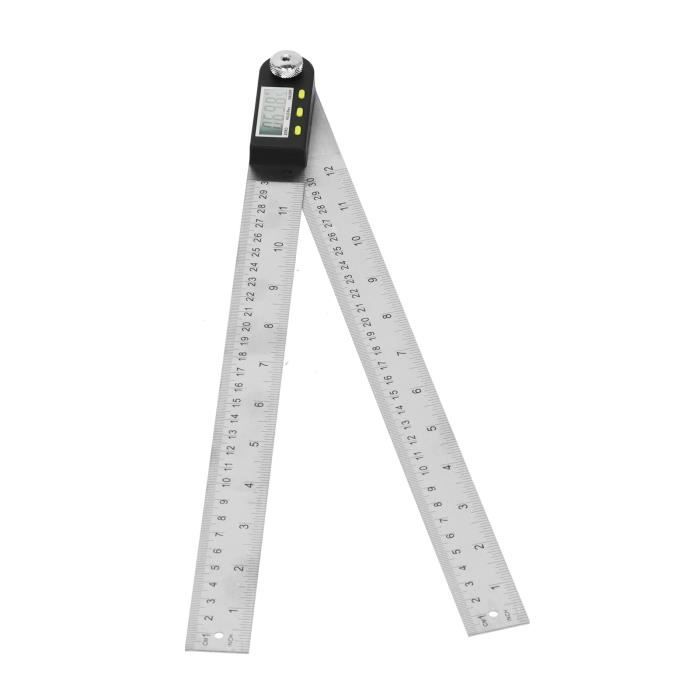Règle D'angle Numérique 2-en-1 DollaTek – Rapporteur Et Pied à Coulisse, Affichage Numérique, Acier Allié