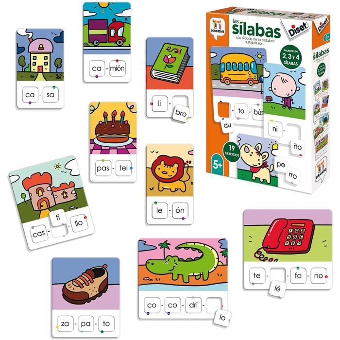 Disset - Japprends 5 ans de jouets éducatifs Las Silabas (68962)