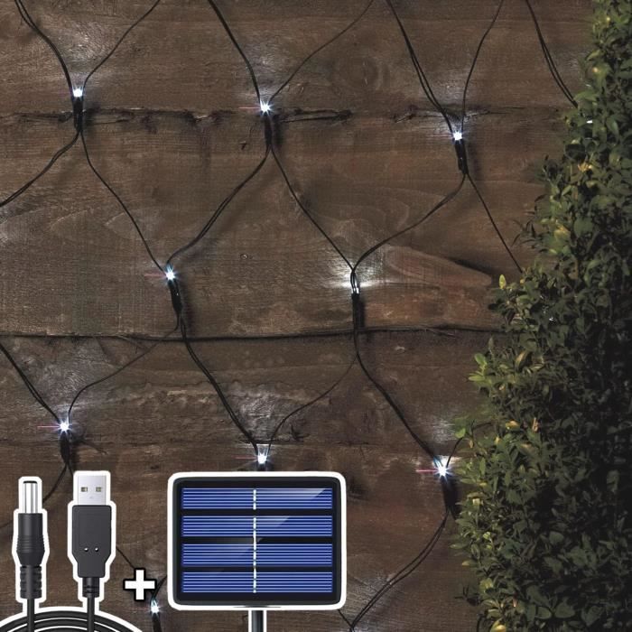Filet De Basket Lumineux Mojide Solaire – 2024 – Extérieur Résistant – Neuf