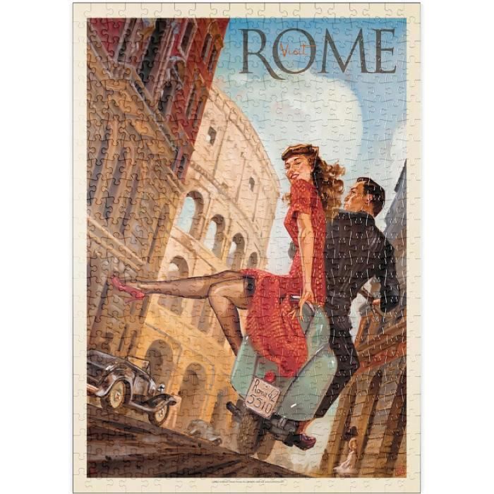 MyPuzzle Latte, Poster D'epoca - Premium 1000 Pezzi Puzzle - MyPuzzle